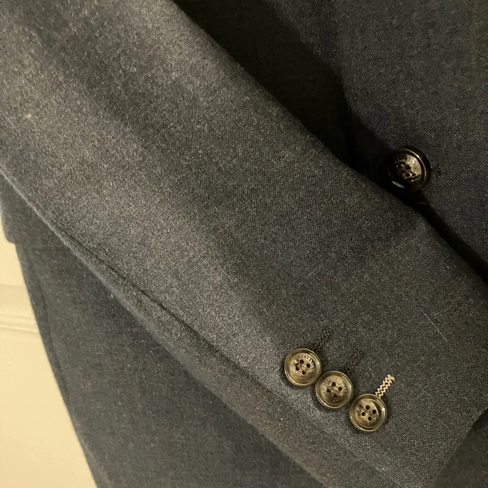 Frank & Oak Men’s size 38 Blue Wool Blazer
